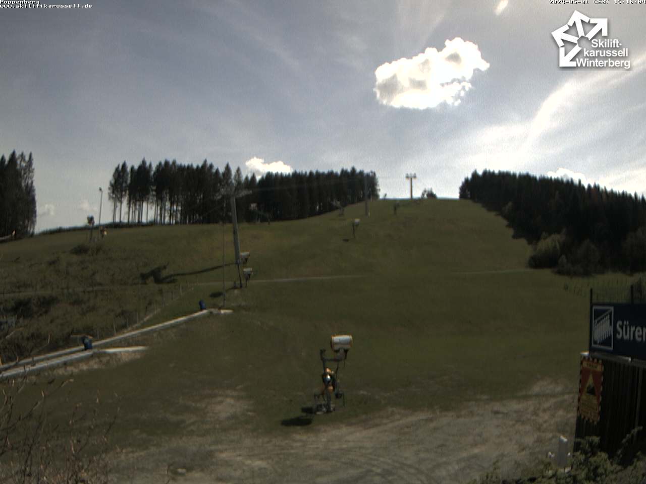 Webcam Poppenberg - Skiliftkarussell Winterberg